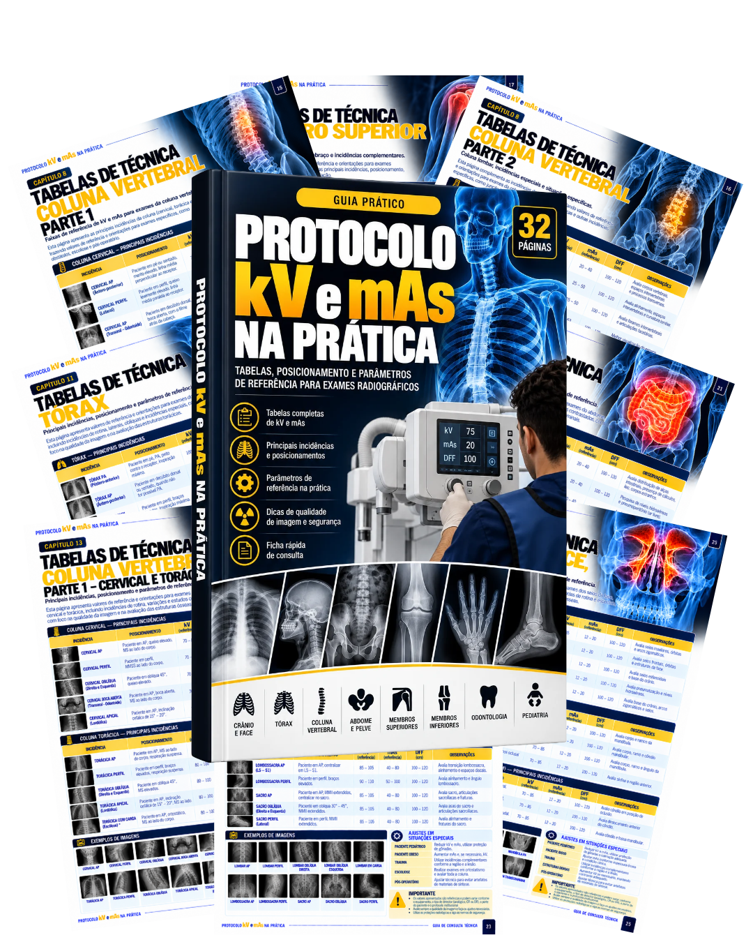 +100 Mapas Visuais de Dor Referida e Pontos-Gatilho